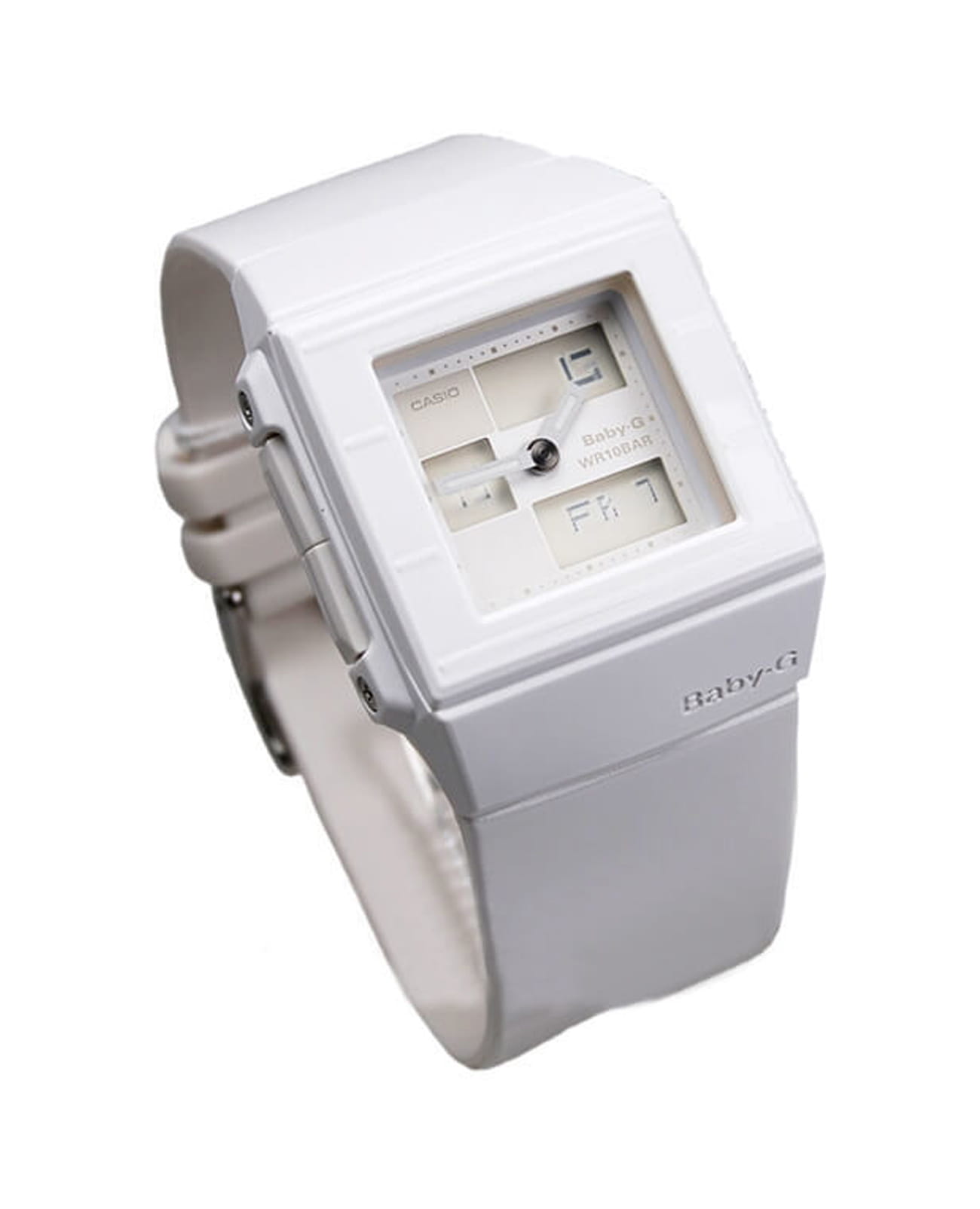 Casio Casio Baby-G BGA-200-7EDR женские часы белый циферблат на запястье