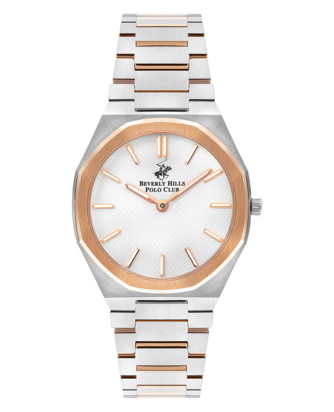 Beverly Hills Polo Club Beverly Hills Polo Club BP3374X.530  BP3374X.530 кварцевые женские часы серебристый циферблат, браслет нержавеющая сталь с ip-покрытием — вид спереди