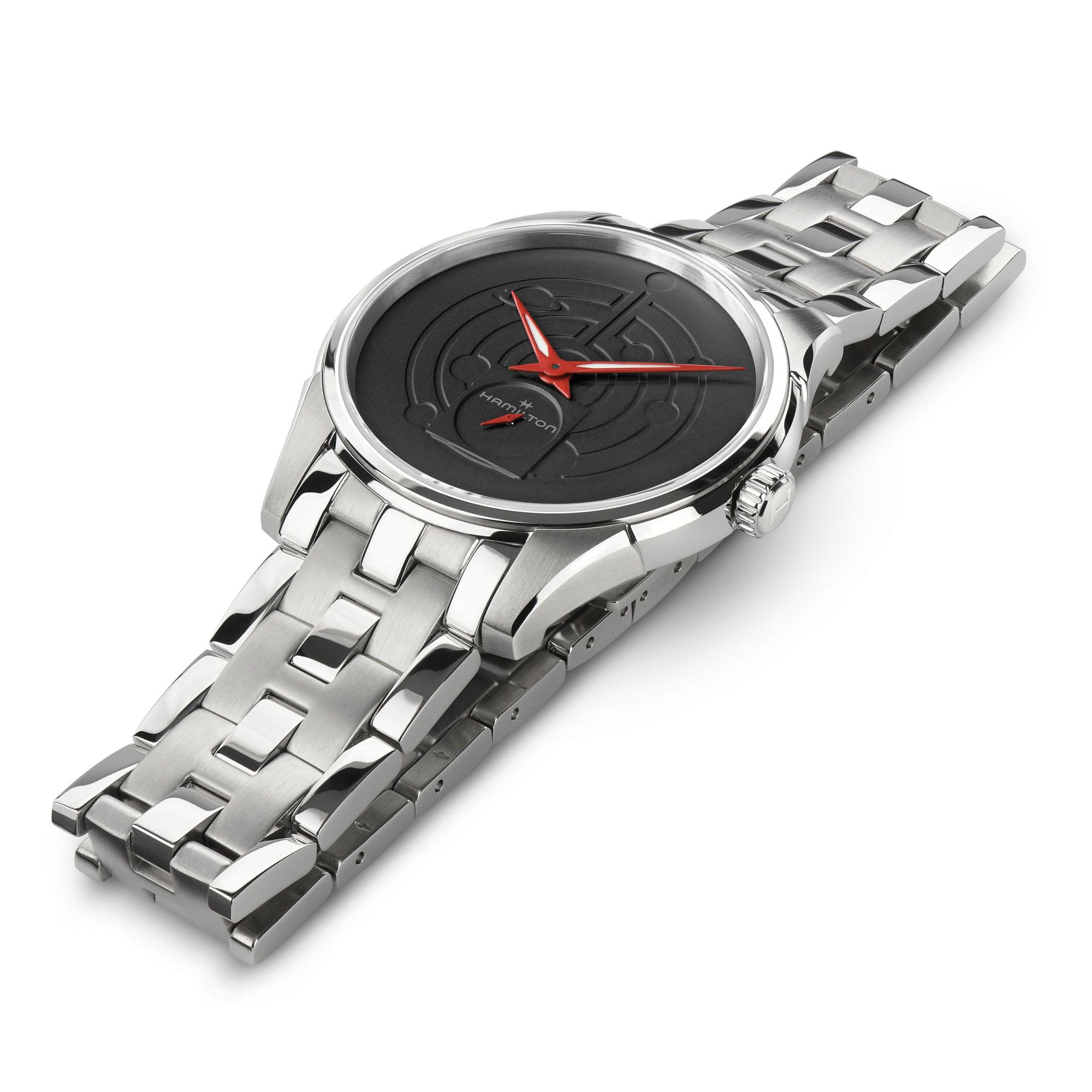 Hamilton Hamilton Jazzmaster Thinline Special Edition H38421130 , наручные мужские часы фото под углом