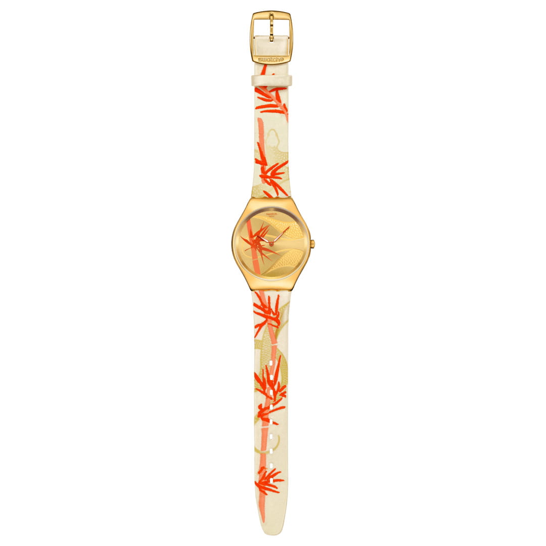 Swatch SYXZ105 мужские часы застежка крупным планом