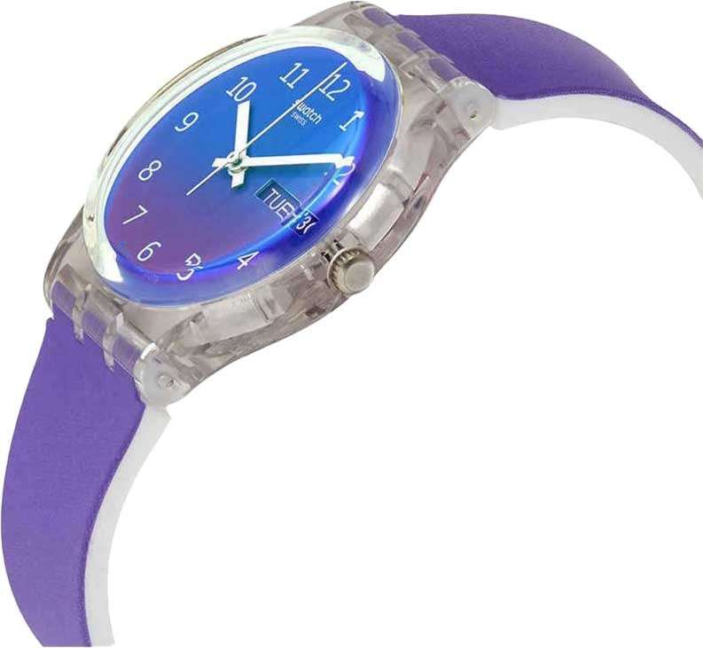 Swatch Swatch Gent Standard GE718, gent швейцария женские часы на браслете силикон боковой вид