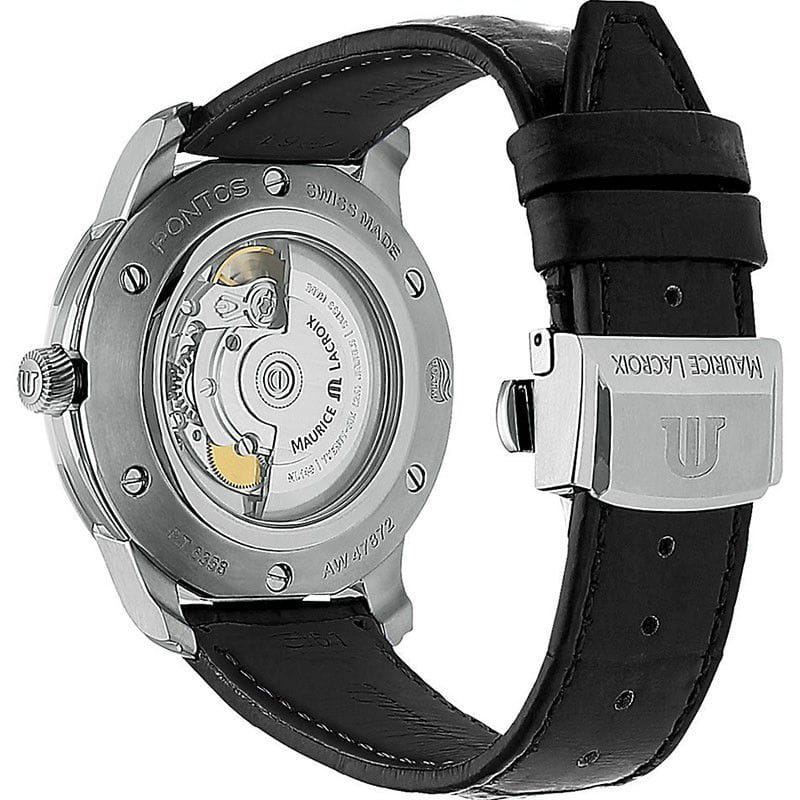 Maurice Lacroix Maurice Lacroix Pontos Day Date PT6358-SS001-332-2 , наручные мужские часы фото под углом