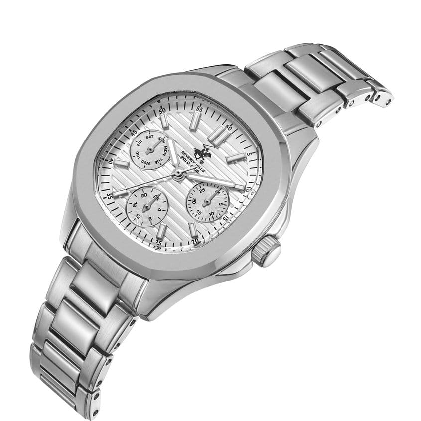 Beverly Hills Polo Club Beverly Hills Polo Club BP3700C.330 кварцевые женские часы часы крупный план белый циферблата