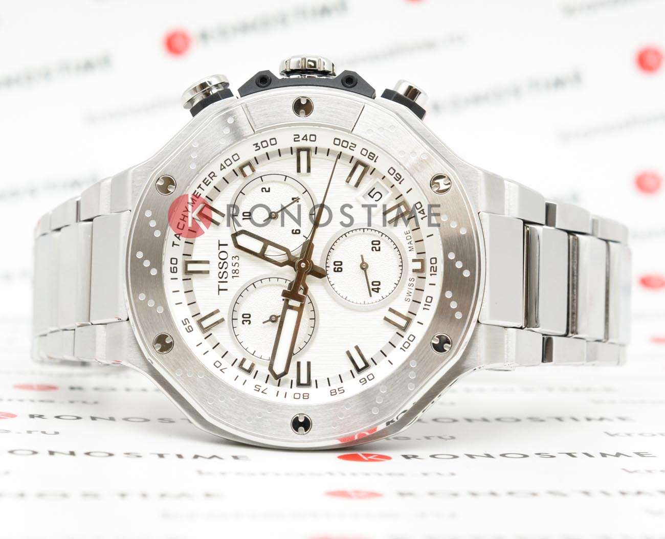 Tissot Tissot T-Race Chronograph T141.417.11.031.00 T Race, наручные мужские часы фото под углом