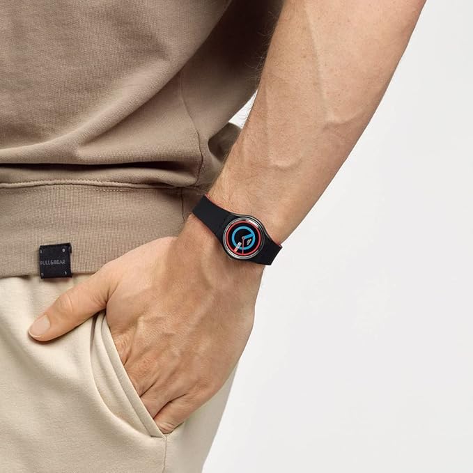 Оригинальные часы Swatch Swatch Gent Biosourced Standard SO28B706 кварцевые калибр механизма  общий вид