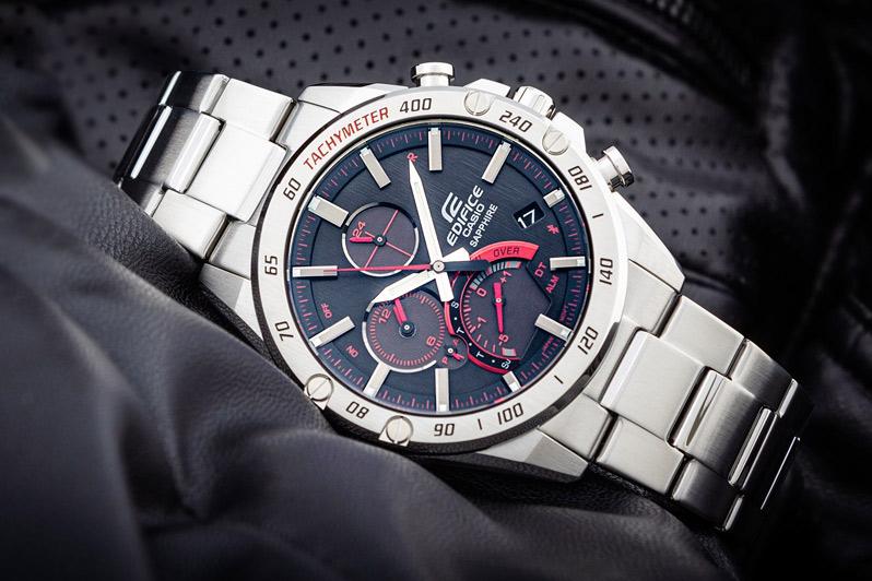 Casio Casio Edifice EQB-1000XD-1A EQB — детали корпуса и нержавеющая сталь