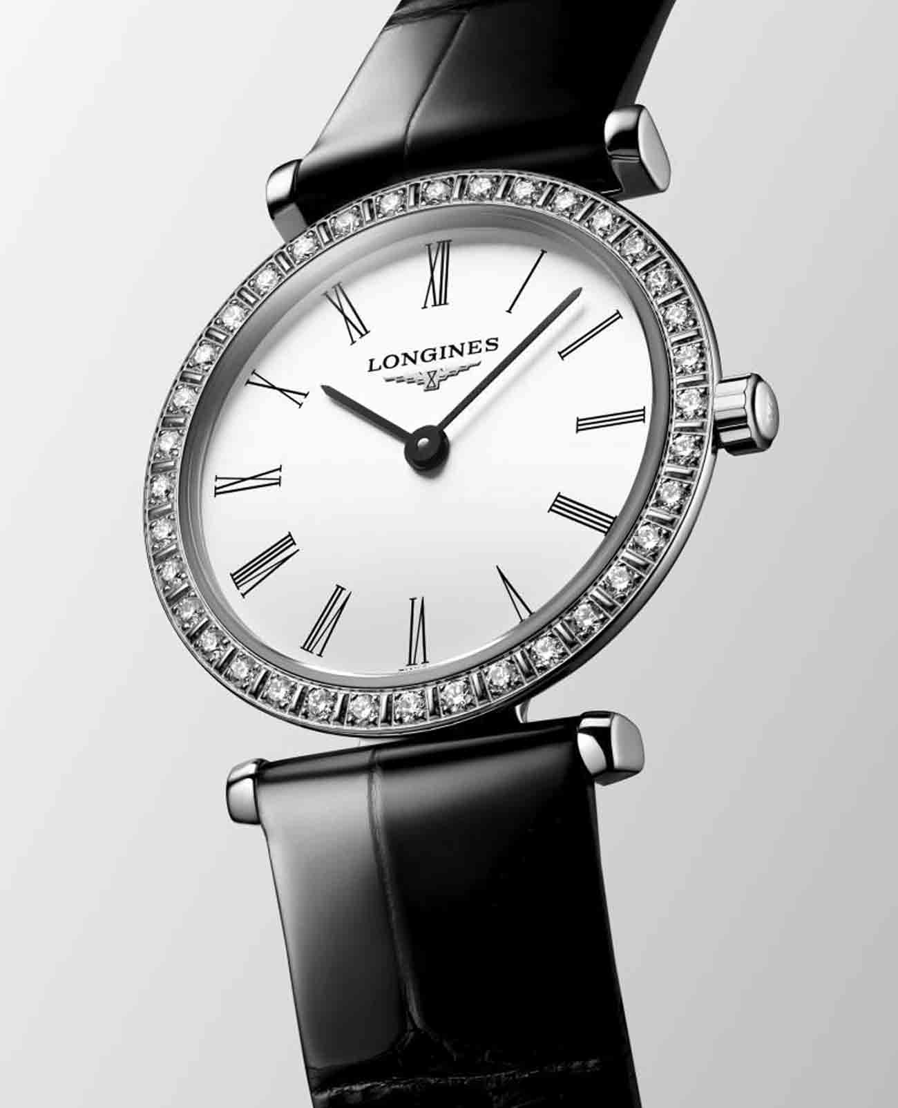 Longines Longines La Grande Classique L4.341.0.11.2, la grande classique швейцария женские часы на браслете кожаный боковой вид