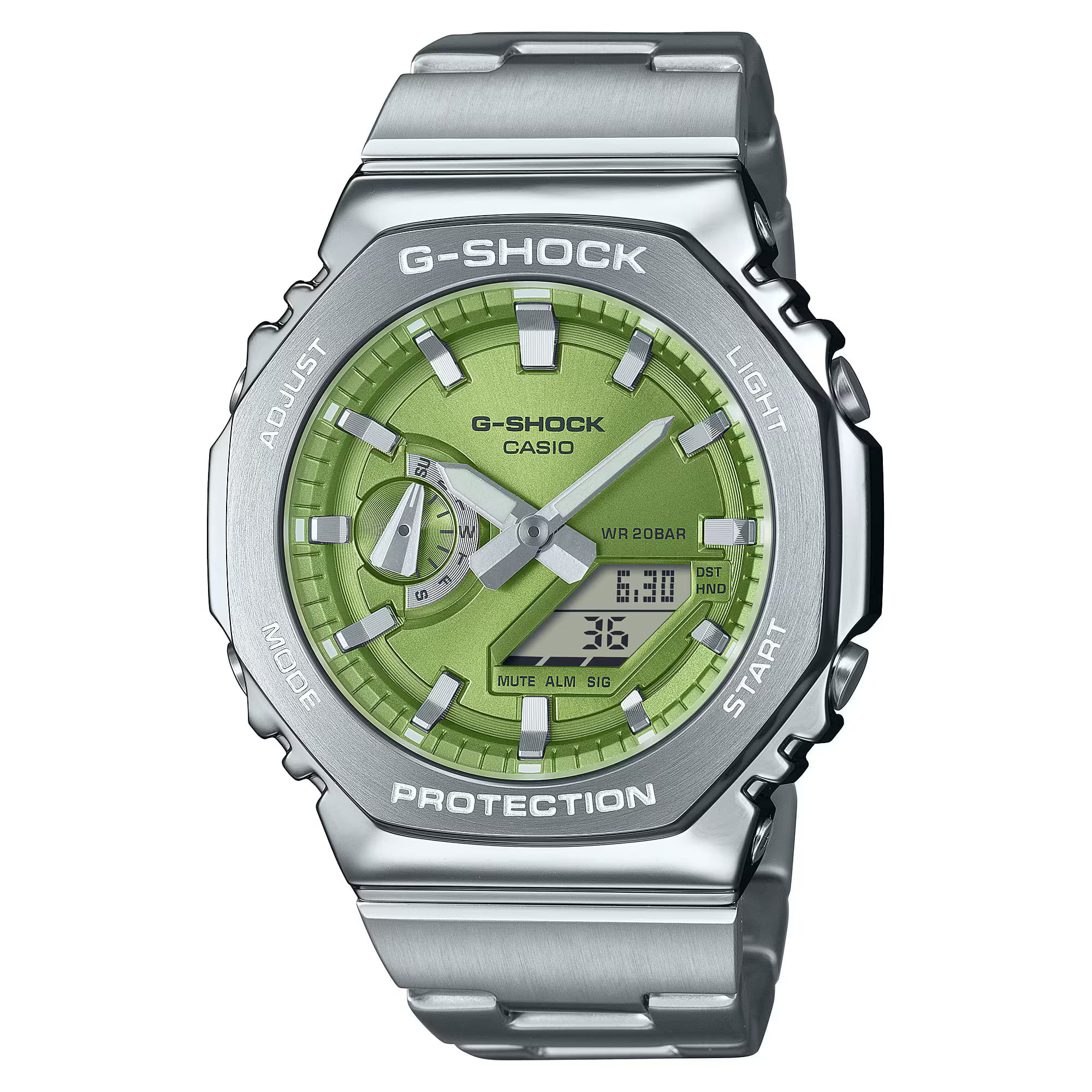 Casio Casio G-Shock GM-2110D-3A GM, наручные мужские часы фото под углом