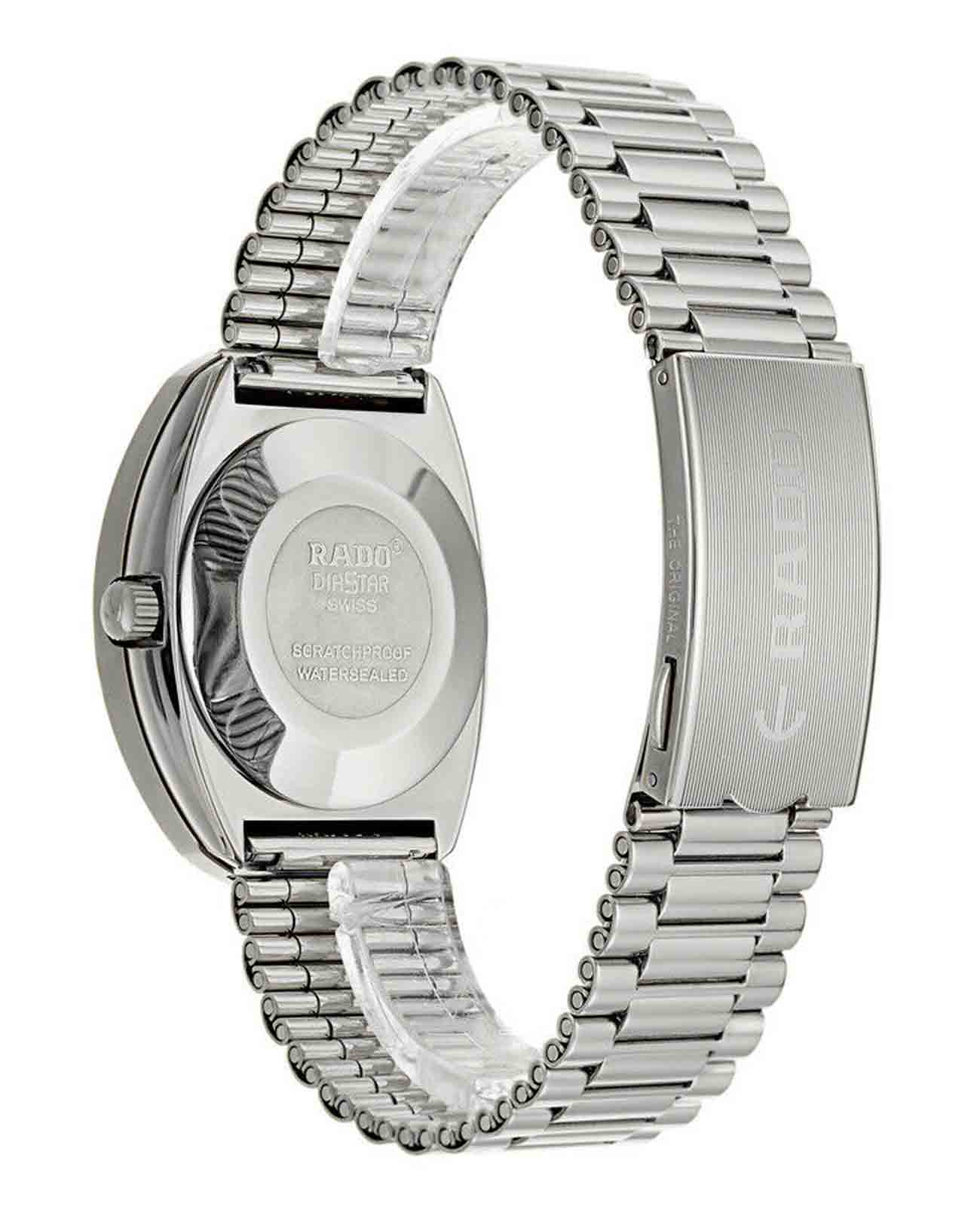 Rado Rado The Original Automatic R12417103,  швейцария мужские часы на браслете нержавеющая сталь боковой вид