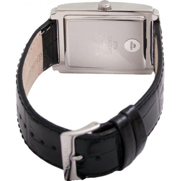 Orient Orient UTAH004B (FUTAH004B), classic automatic япония мужские часы на браслете кожа + текстиль боковой вид