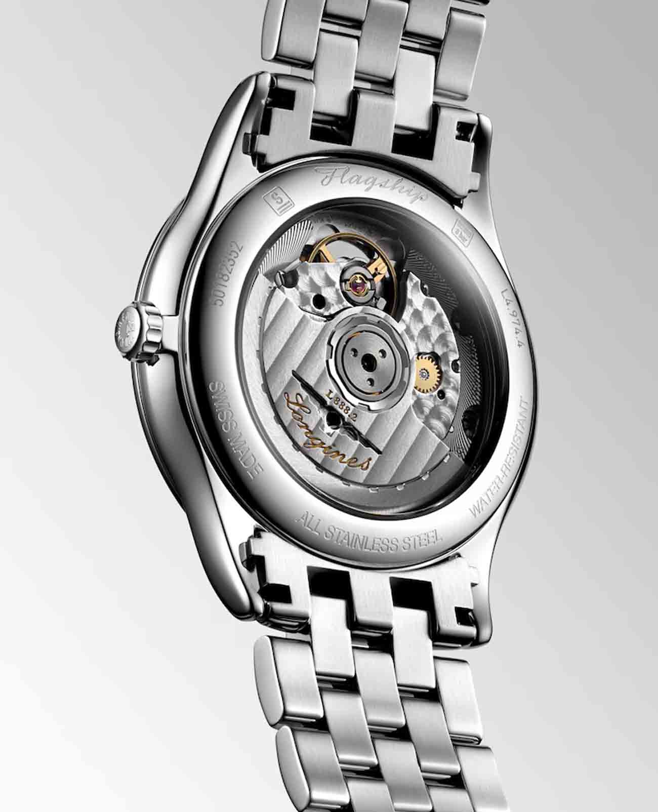 Longines Longines Flagship L4.974.4.12.6 , наручные мужские часы фото под углом