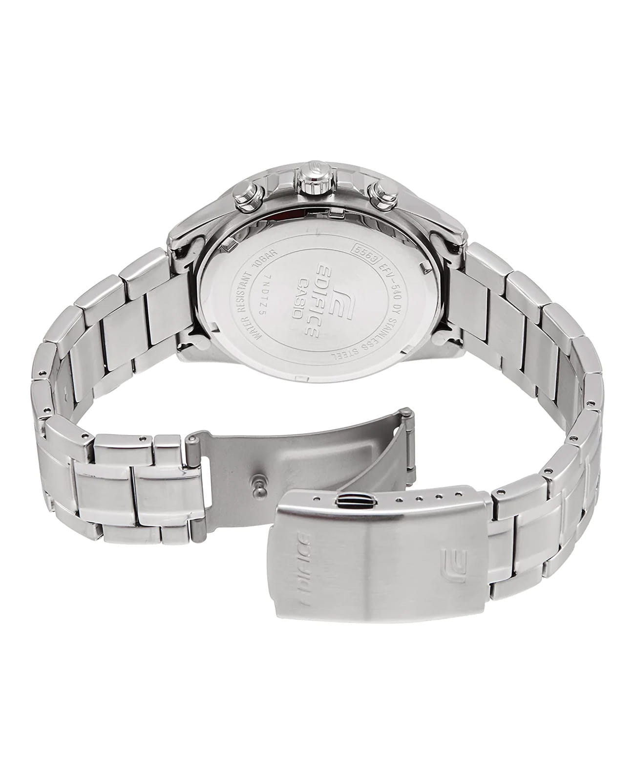 Casio Casio Edifice EFV-540D-2AVUDF (EFV-540D-2A), edifice япония мужские часы на браслете нержавеющая сталь боковой вид