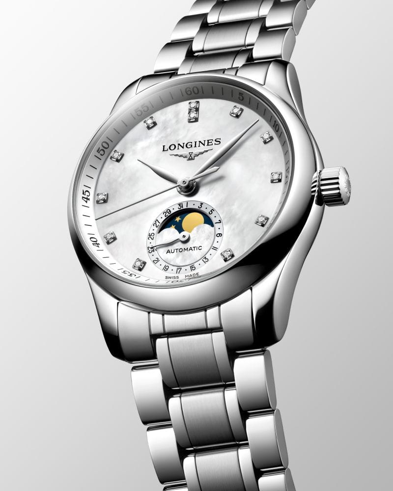 Longines Longines Master Collection L2.409.4.87.6, master collection швейцария женские часы на браслете нержавеющая сталь боковой вид