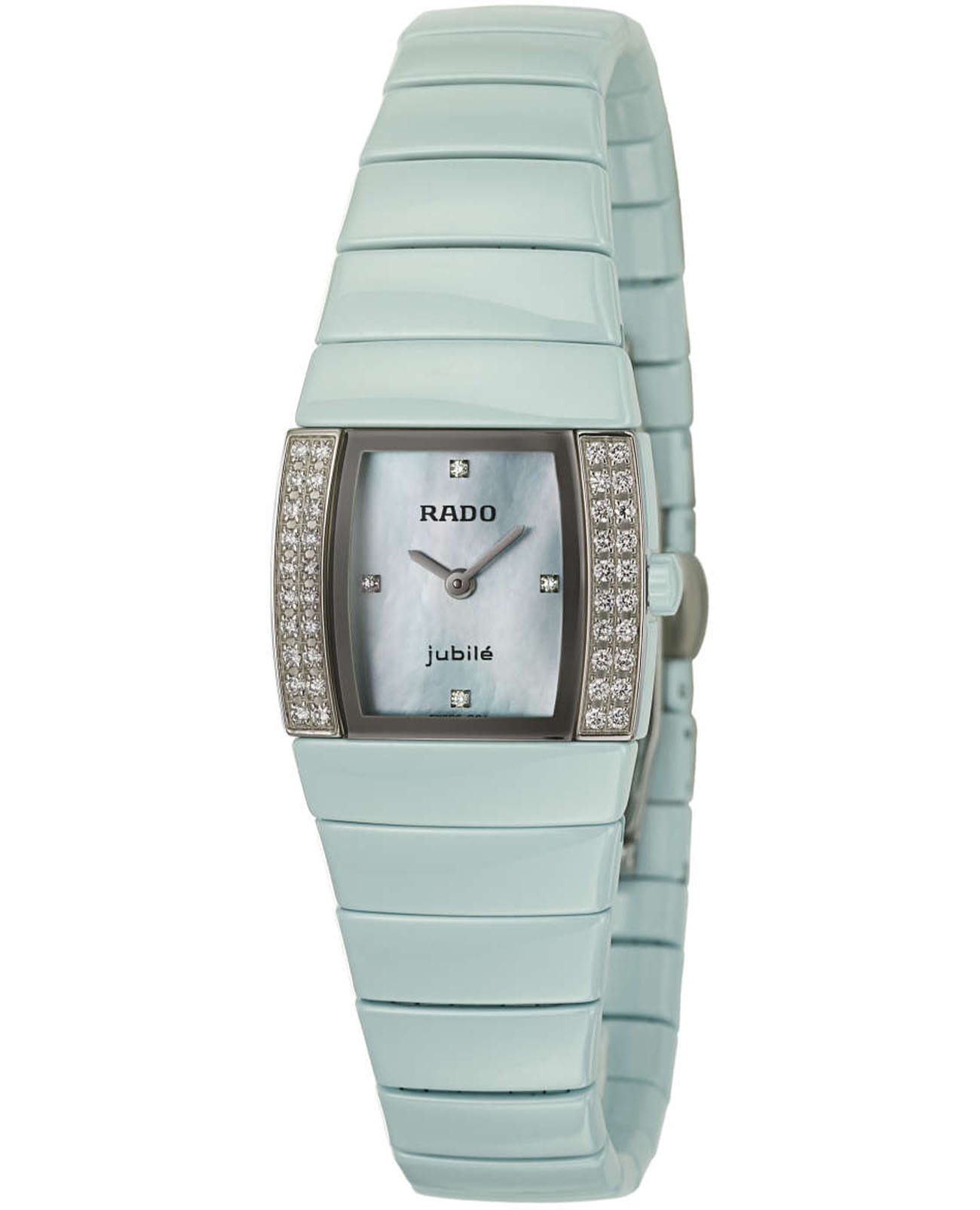 Rado Rado Sintra R13667912  R13667912 кварцевые мужские часы перламутровый циферблат, браслет керамика — вид спереди