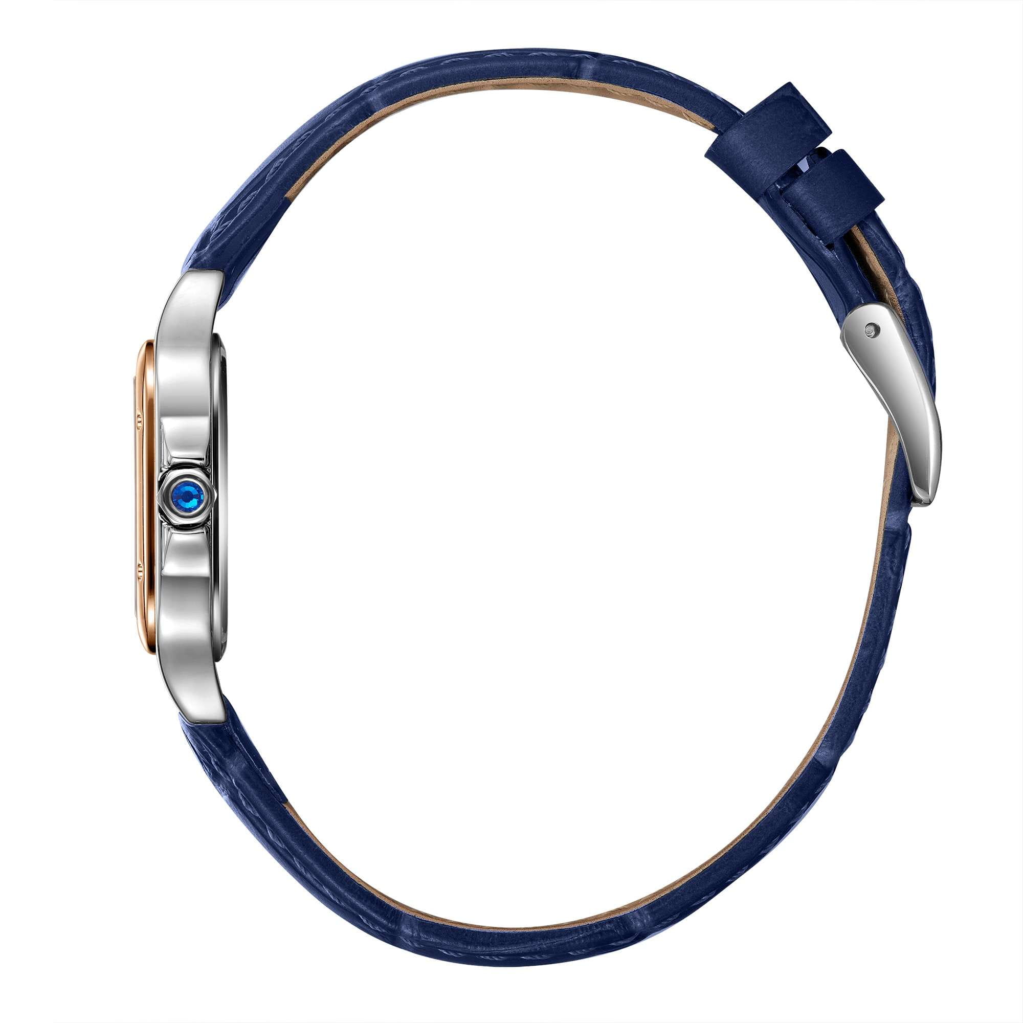 Lee Cooper Lee Cooper LC08191.539,  англия женские часы на браслете кожаный боковой вид