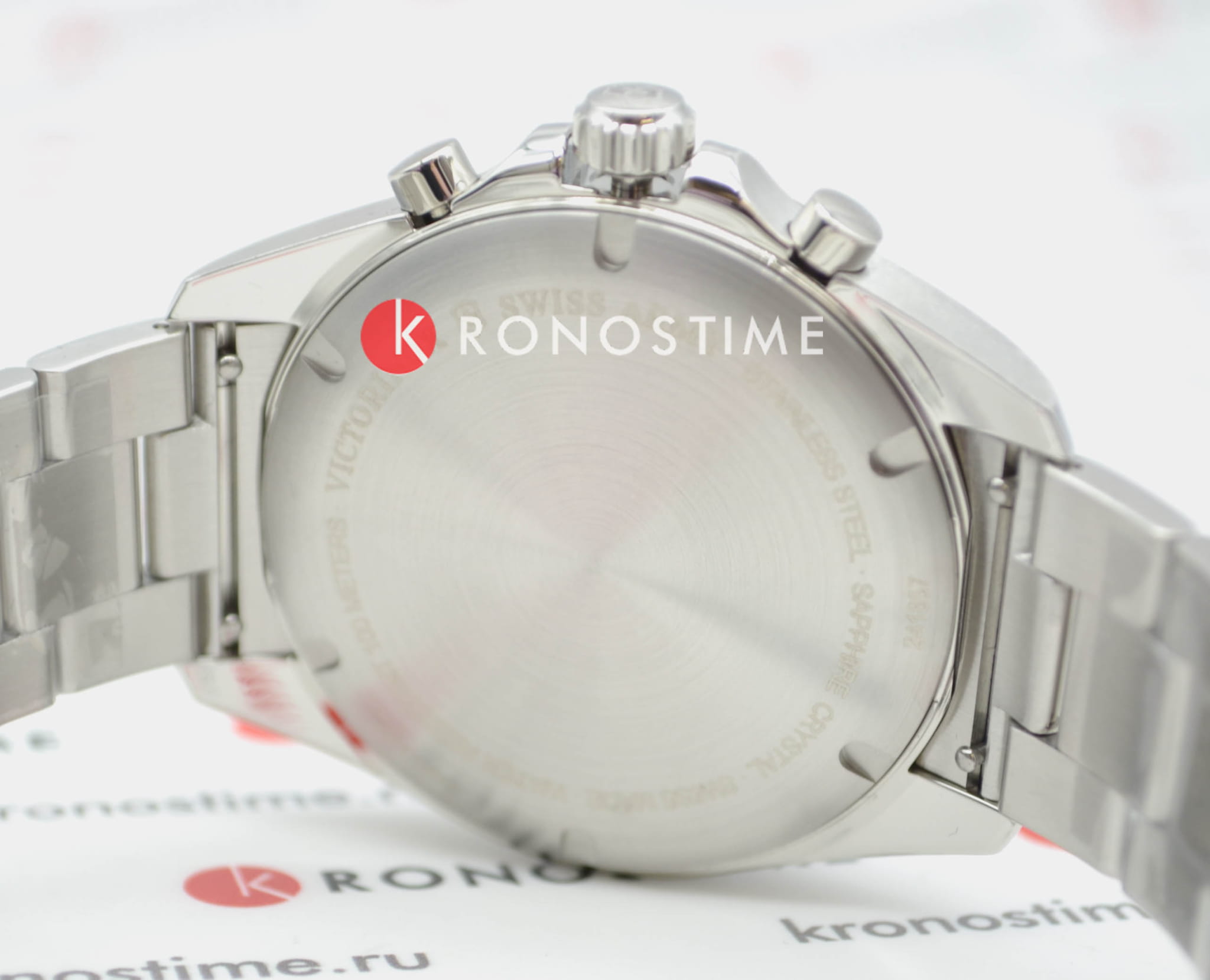 Victorinox Victorinox Fieldforce Chronograph 241857  - задняя крышка металл сталь корпуса, швейцария часы