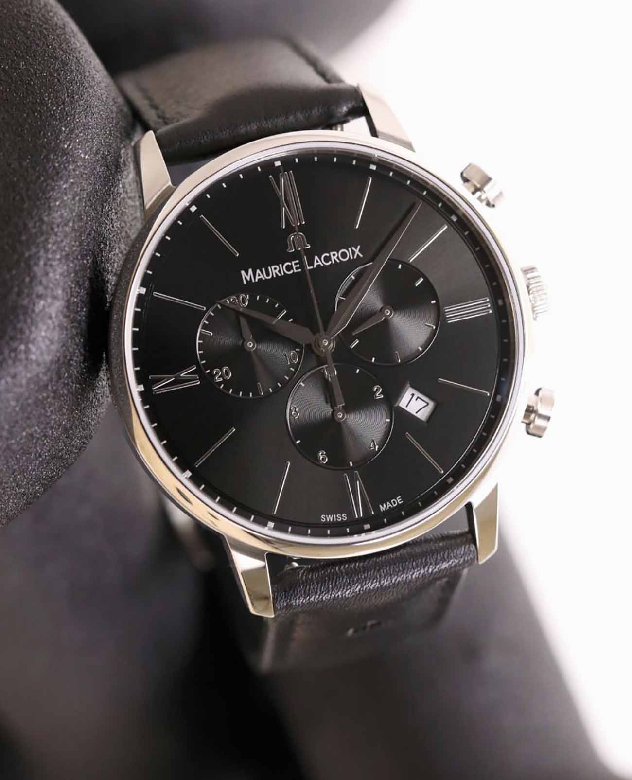 Maurice Lacroix EL1098-SS001-310-1 мужские часы застежка крупным планом