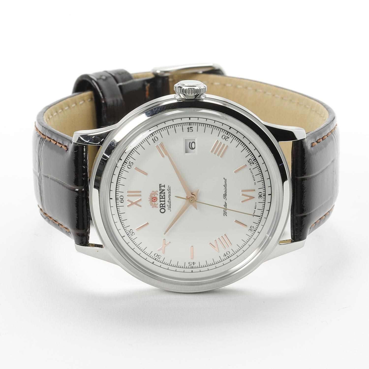 Оригинальные часы Orient Orient Automatic AC00008W механические калибр механизма f6724 общий вид