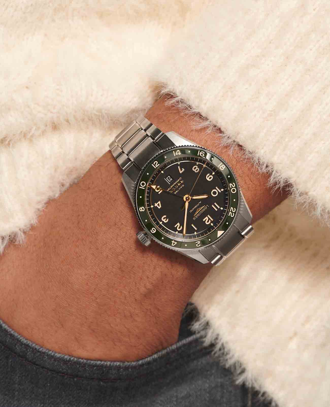 Оригинальные часы Longines Longines Spirit L3.812.4.63.6 механические калибр механизма  общий вид