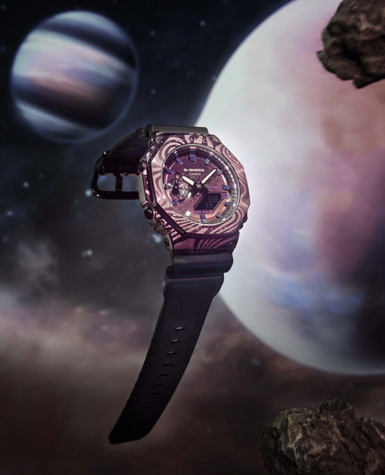 Оригинальные часы Casio Casio G-Shock GM-2100MWG-1ADR электронные калибр механизма  общий вид