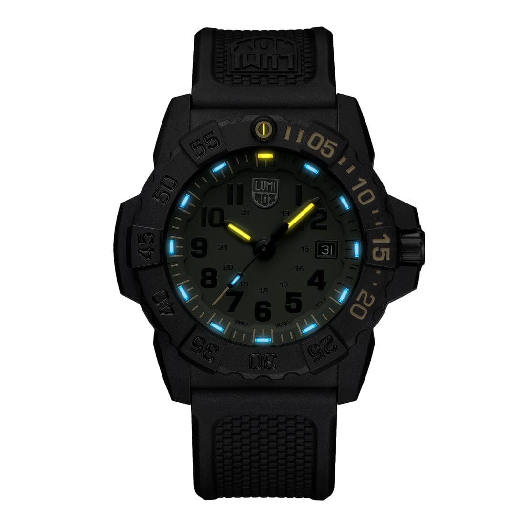 Luminox Luminox Navy SEAL Foundation XS.3517.NSF.SET  - задняя крышка карбон пластик корпуса, швейцария часы