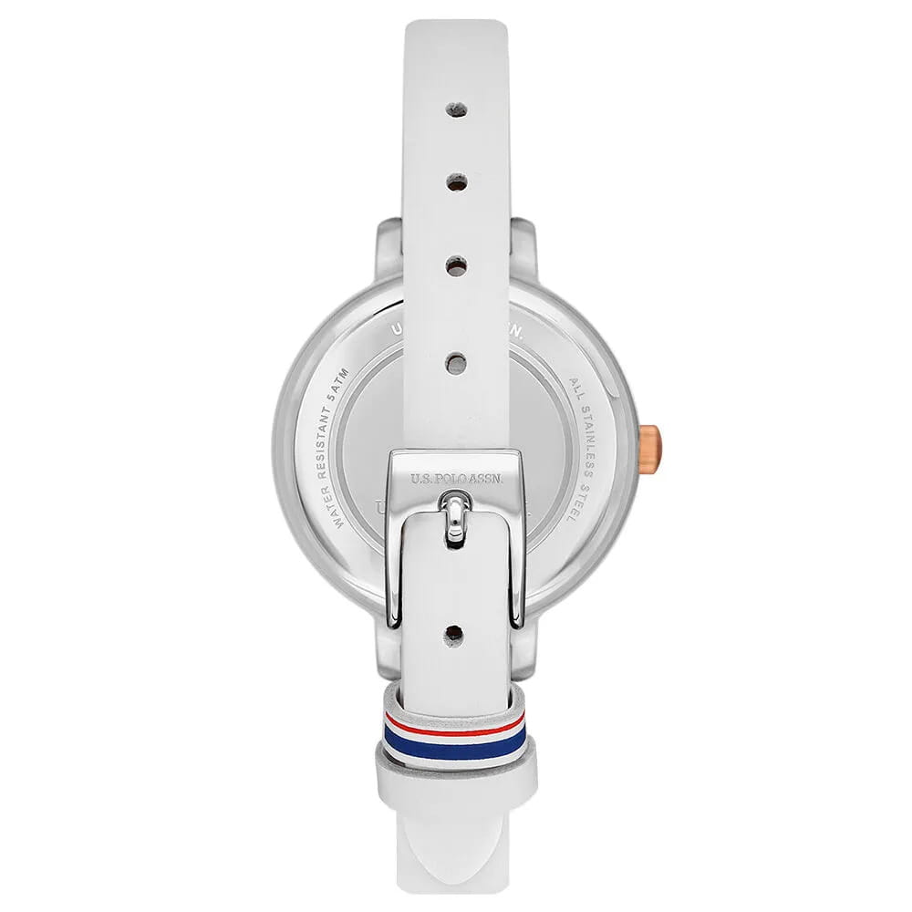U.S. Polo Assn. U.S. Polo Assn. Stile USPA2092-02,  сша женские часы на браслете кожаный боковой вид