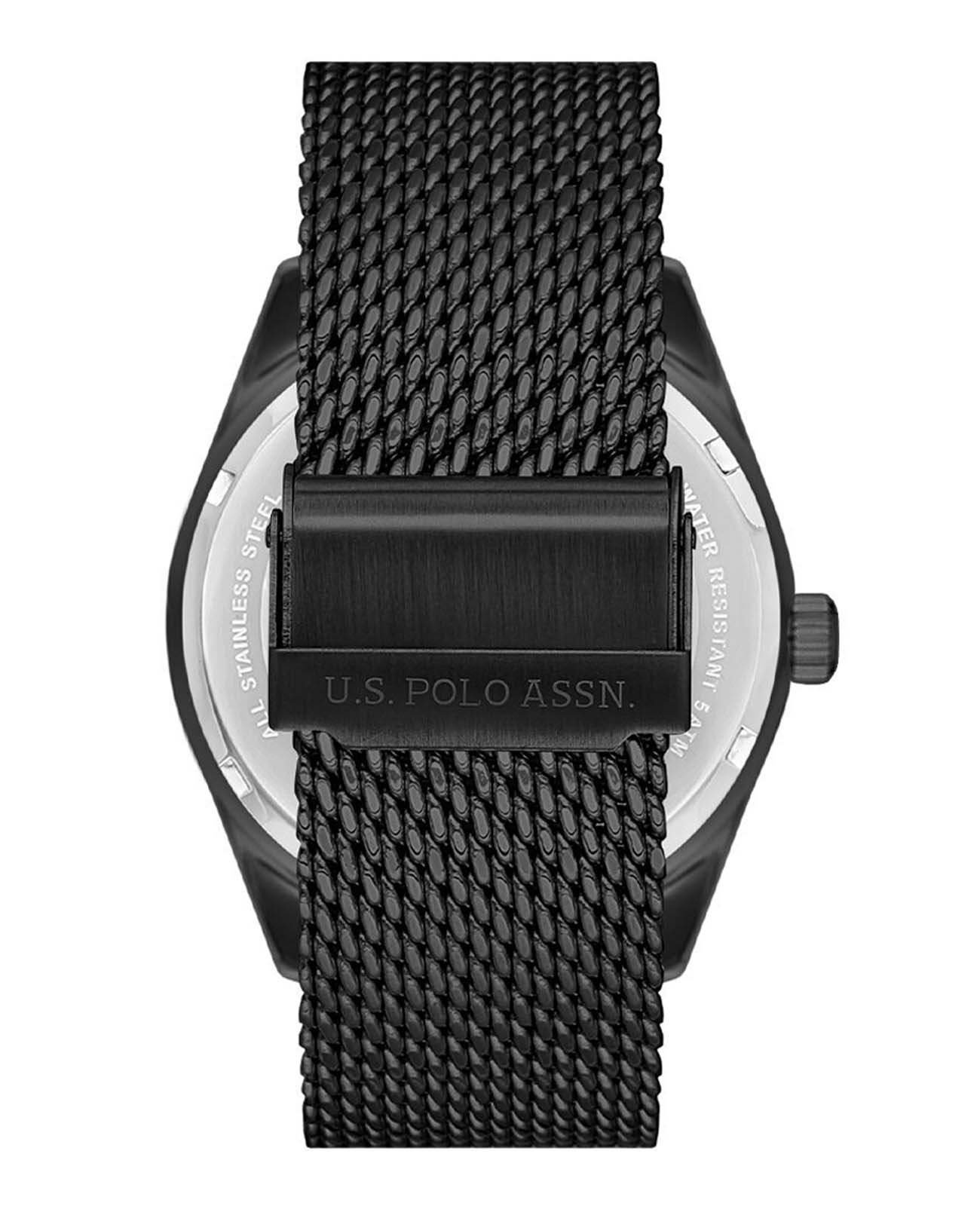 U.S. Polo Assn. U.S. Polo Assn. Fundamental USPA1067-06,  сша мужские часы на браслете нержавеющая сталь с ip-покрытием боковой вид