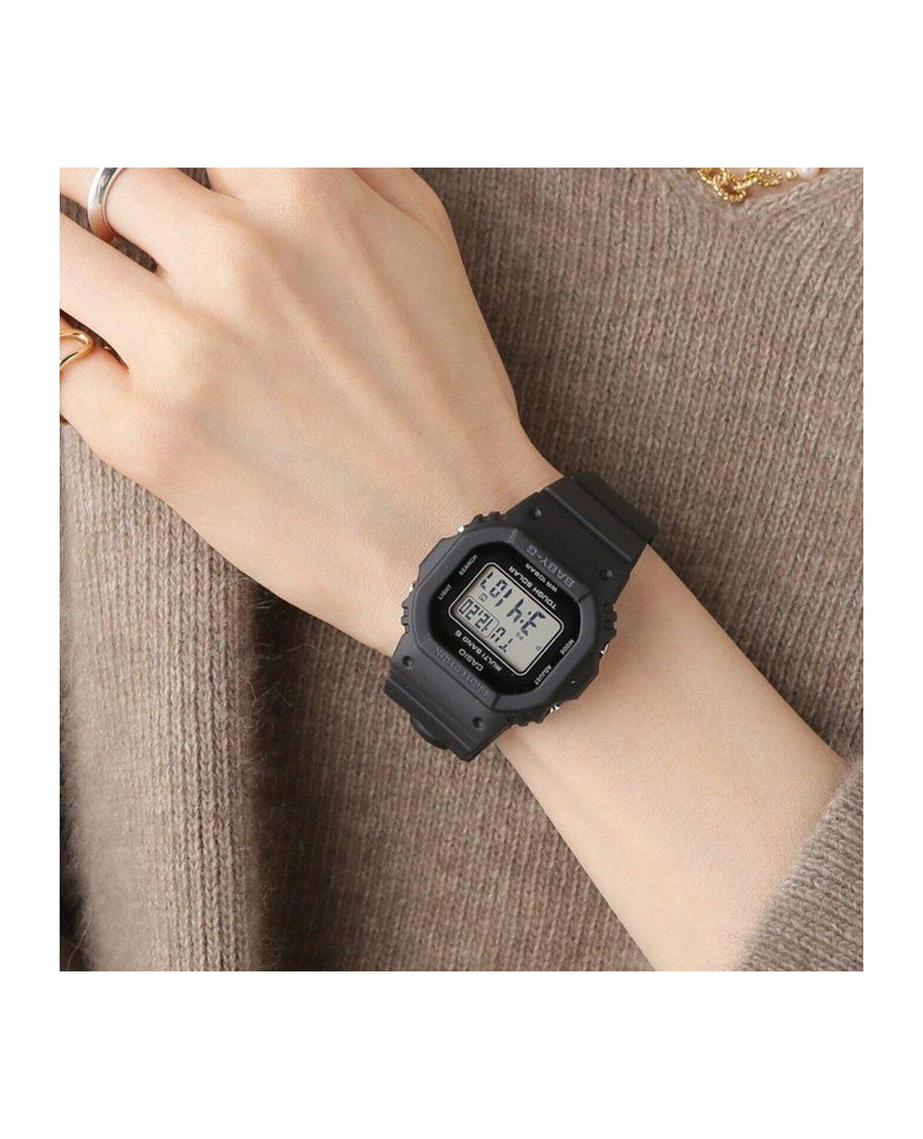 Casio Casio Baby-G BGD-5650-1ER женские часы черный циферблат на запястье