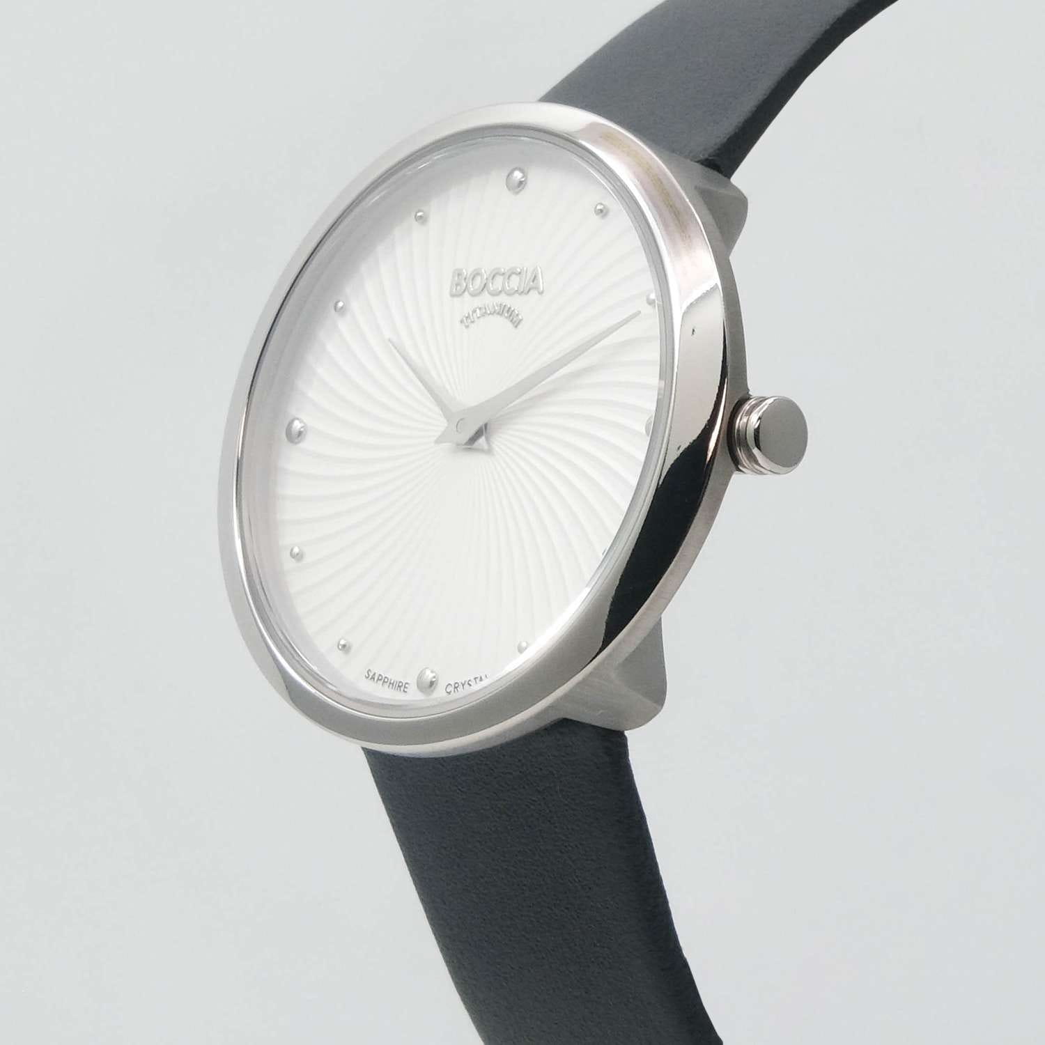 Boccia Titanium Boccia Titanium Circle-Oval 3364-01,  германия женские часы на браслете кожаный боковой вид