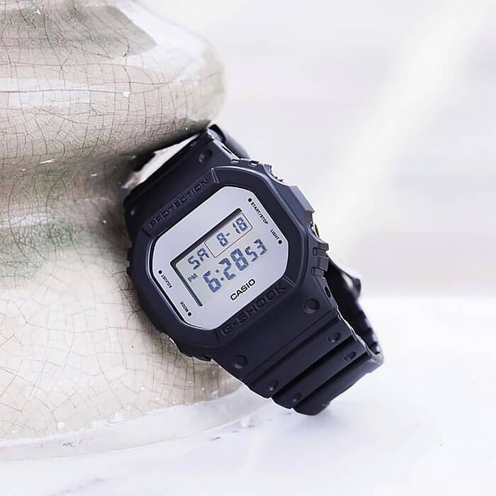 Casio Casio G-Shock DW-5600BBMA-1 япония наручные мужские часы заводная головка с логотипом Casio