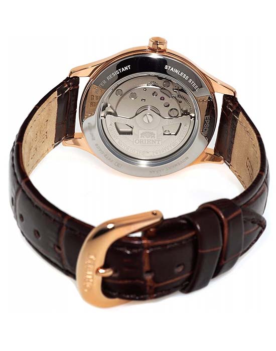Orient Orient Fashionable Automatic RA-AG0017Y (RN-AG0017Y) механические женские часы часы крупный план коричневый циферблата