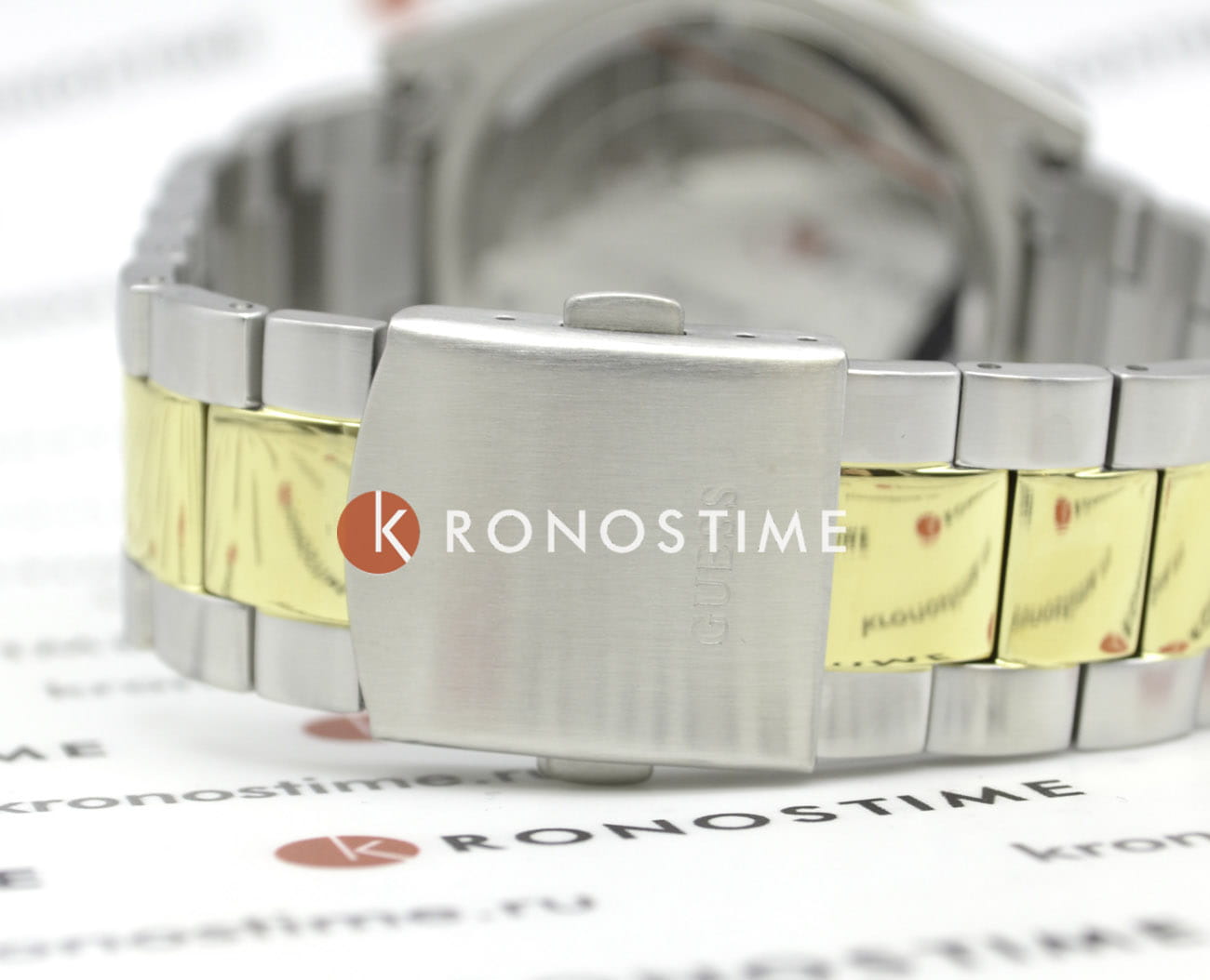 Guess Guess Connoisseur GW0265G8 кварцевые мужские часы часы крупный план зеленый циферблата