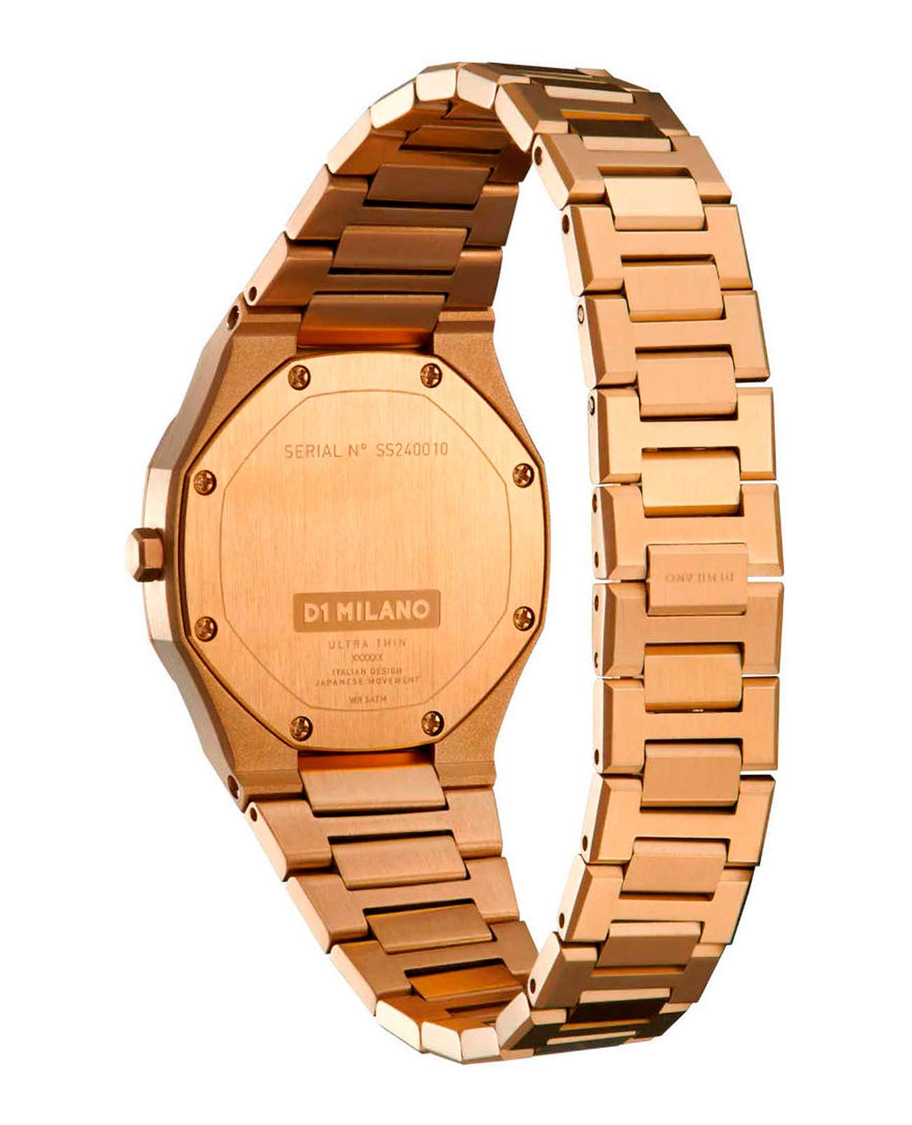 D1 Milano D1 Milano Ultra Thin UTBL31 кварцевые женские часы часы крупный план золотой циферблата