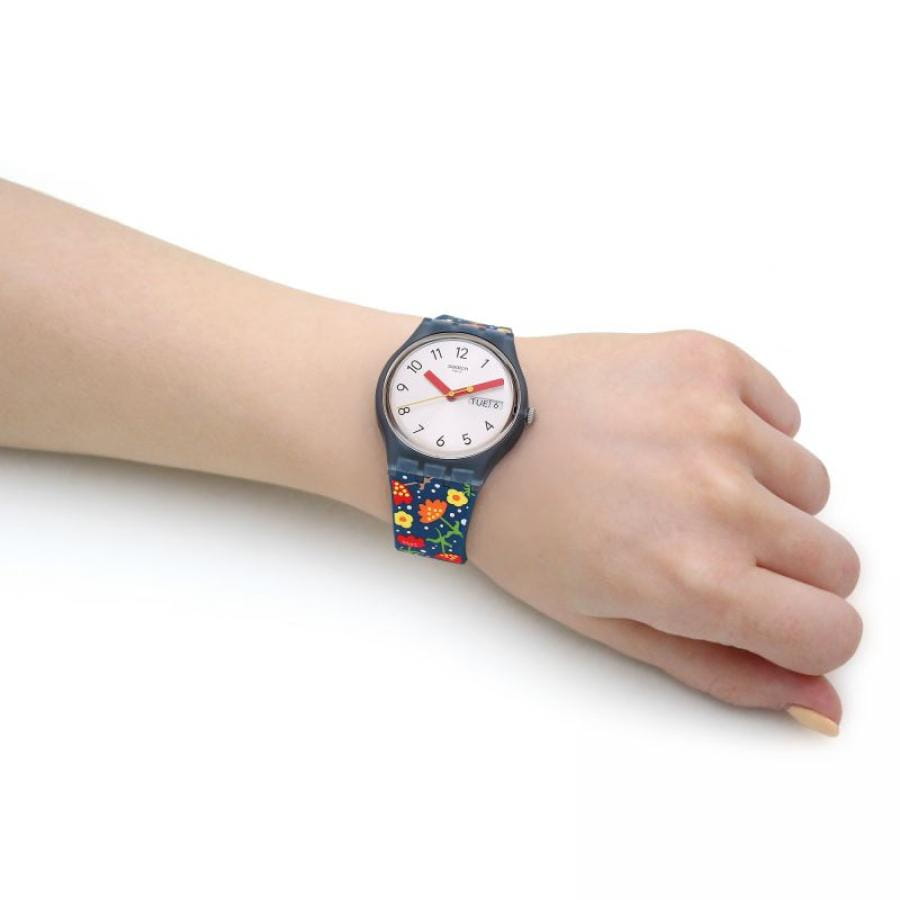 Swatch Swatch Gent Biosourced Standard SO28N704 женские часы серебристый циферблат на запястье