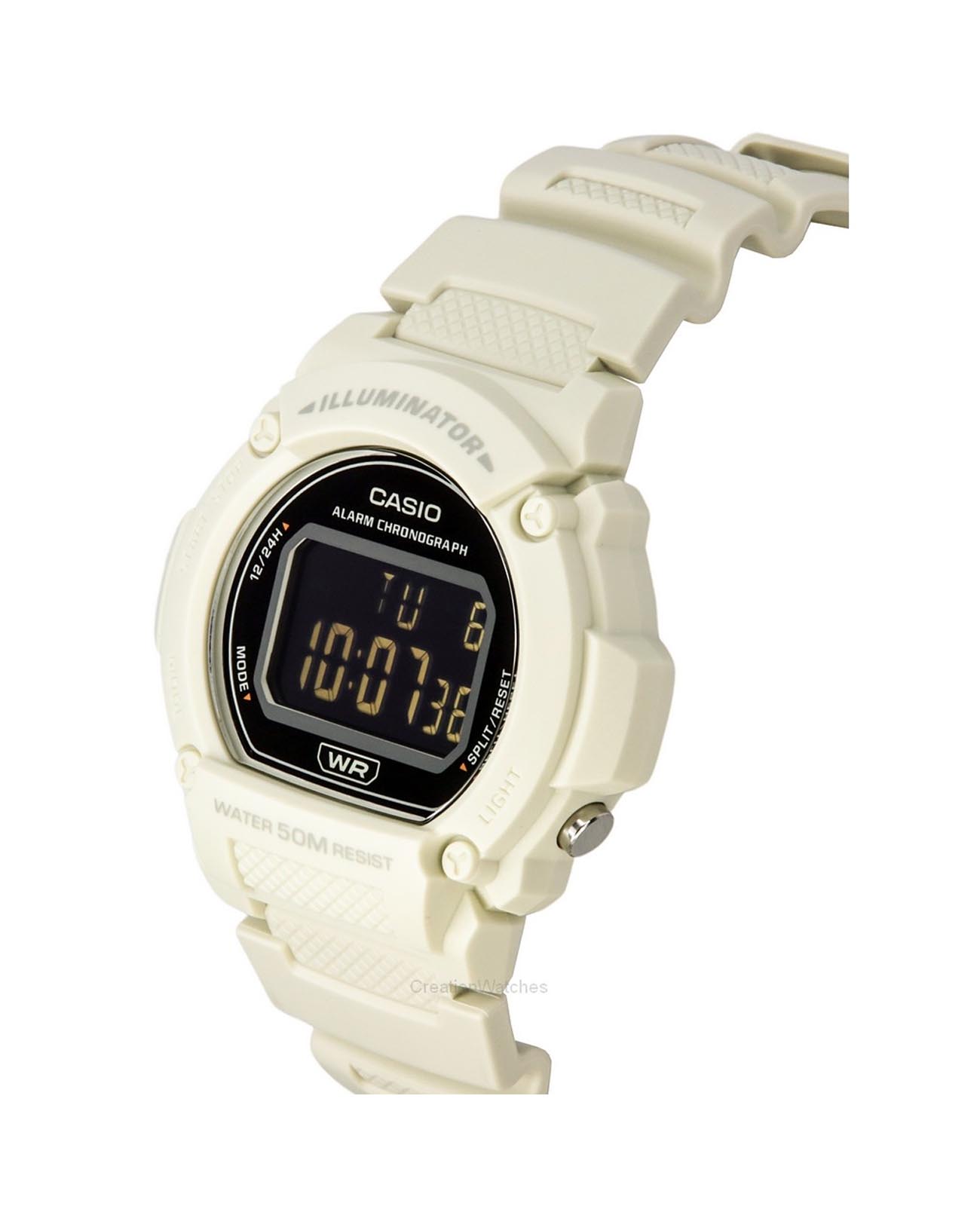 Оригинальные часы Casio Casio Collection W-219HC-8B кварцевые калибр механизма  общий вид