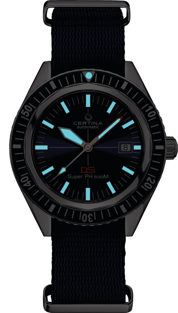Certina Certina DS Super PH500M C037.407.18.040.10 швейцария наручные мужские часы заводная головка с логотипом Certina