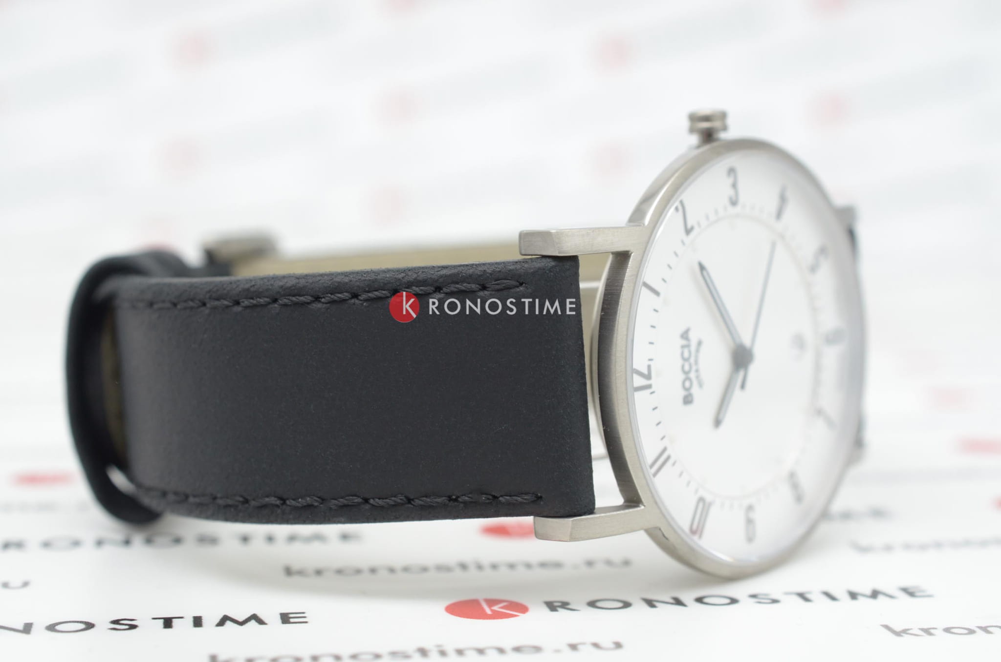 Boccia Titanium Boccia Titanium 3533-03 мужские часы белый циферблат на запястье