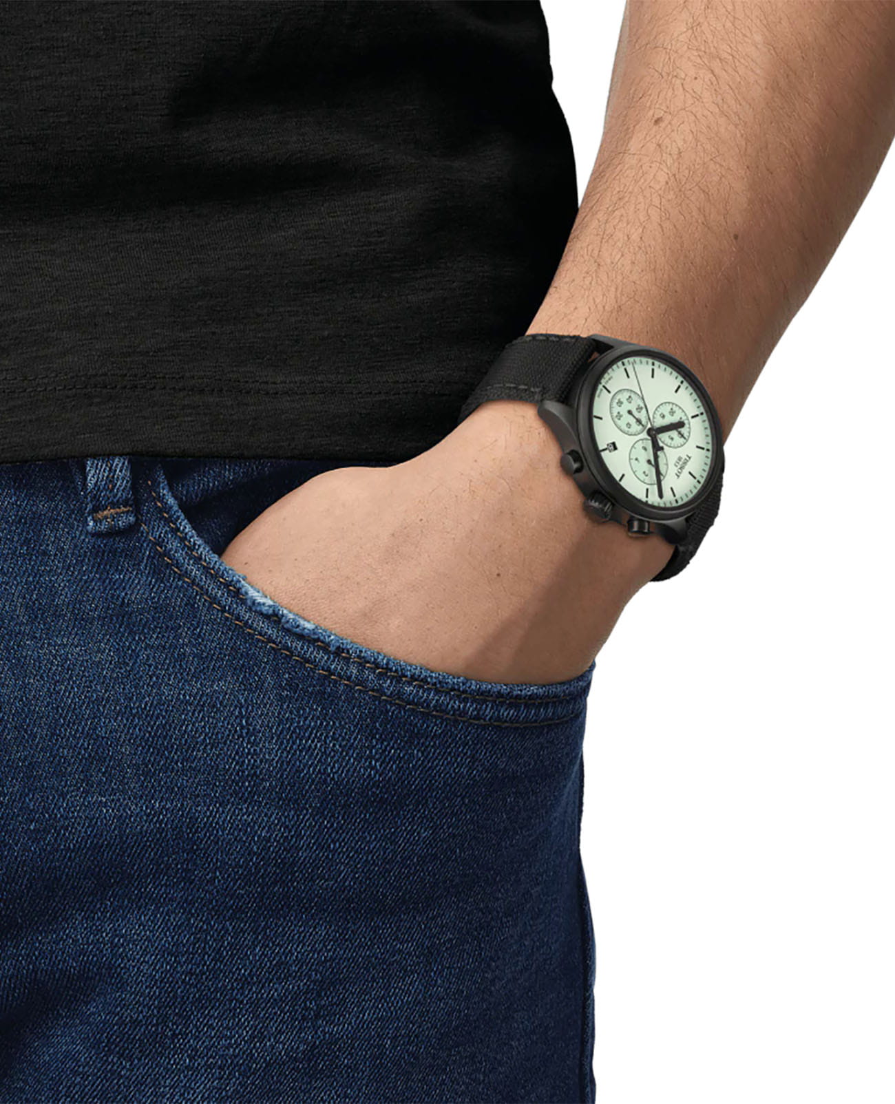 Tissot Tissot Chrono XL T116.617.37.091.00 Chrono XL, наручные мужские часы фото под углом