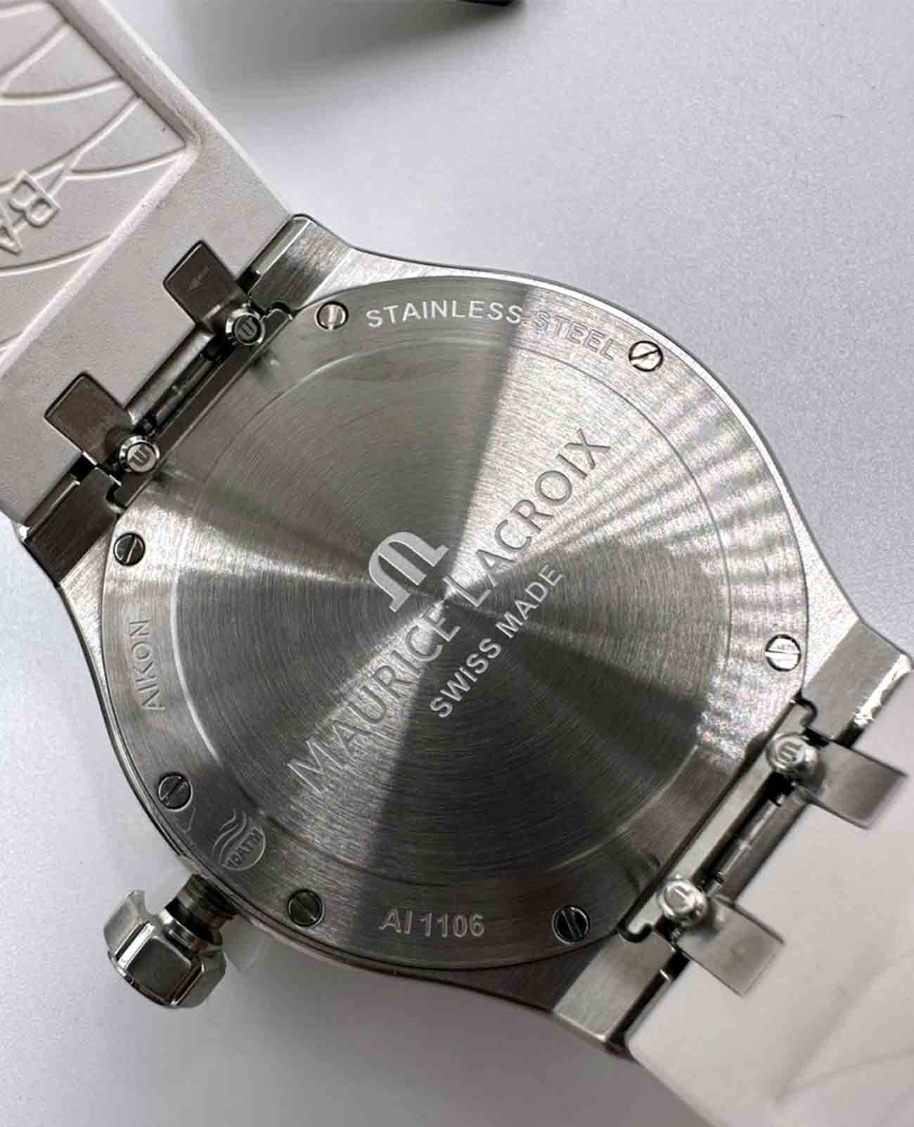 Maurice Lacroix Maurice Lacroix Aikon Quartz AI1106-SS000-170-7 , наручные женские часы фото под углом