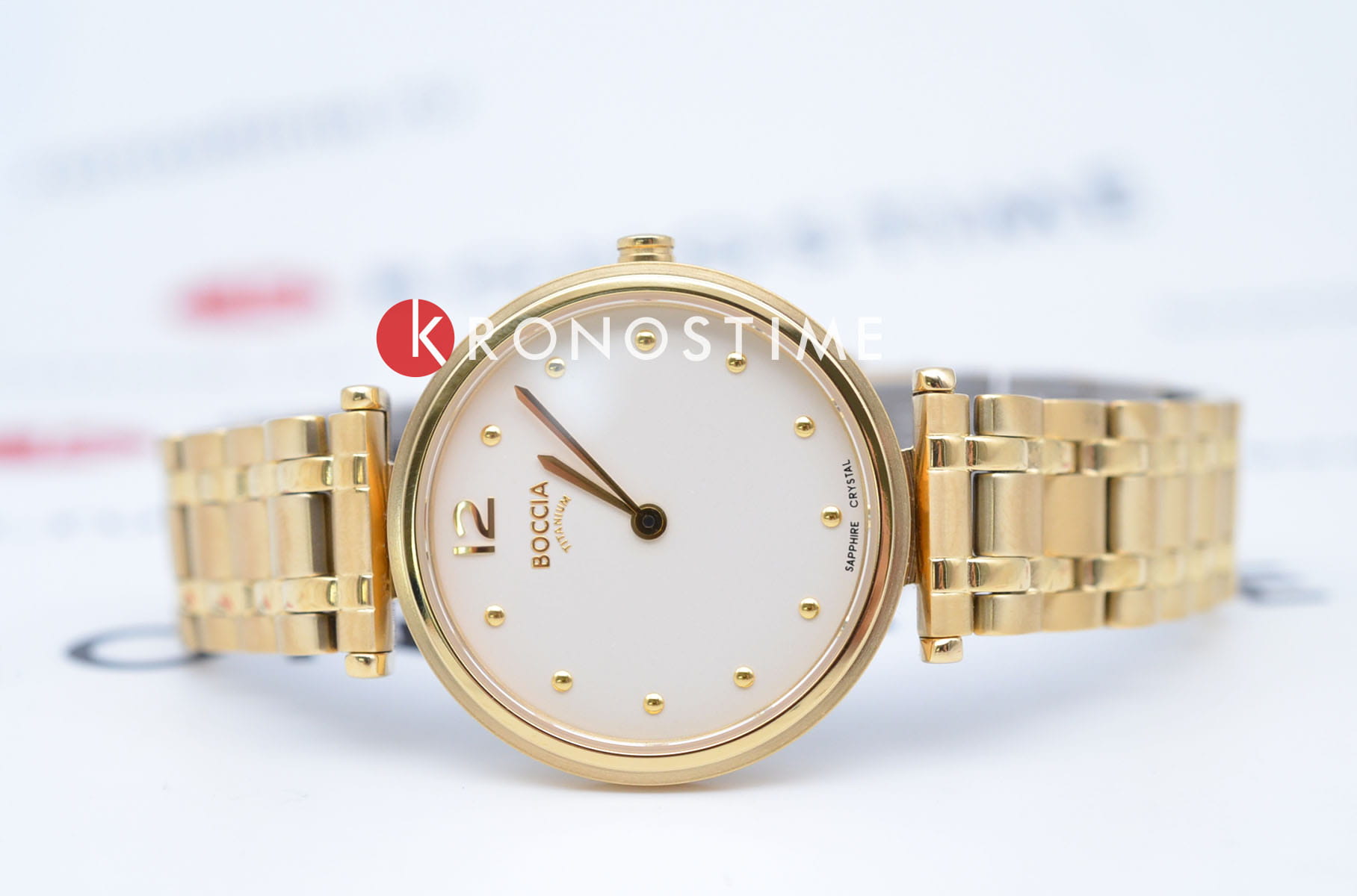 Boccia Titanium Boccia Titanium Circle-Oval 3349-04 , наручные женские часы фото под углом