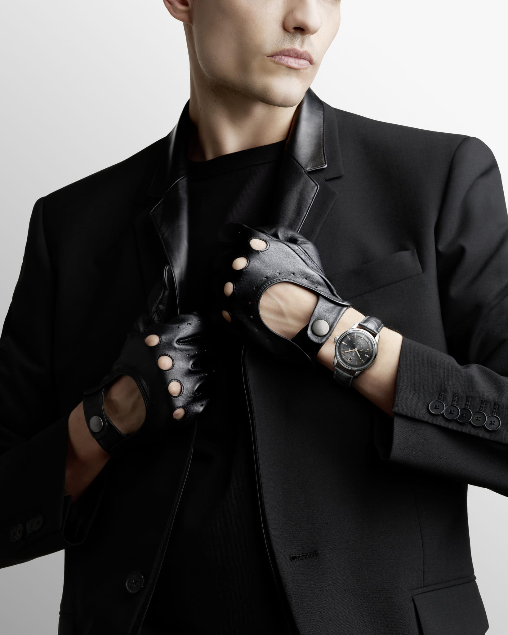 Longines Longines Heritage L1.648.4.62.2, heritage швейцария мужские часы на браслете кожаный боковой вид