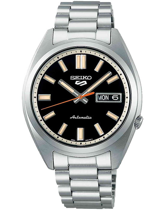 Seiko Seiko 5 Sports SNXS series SRPK89K1 SNXS SRPK89K1 механические мужские часы синий циферблат, браслет нержавеющая сталь — вид спереди