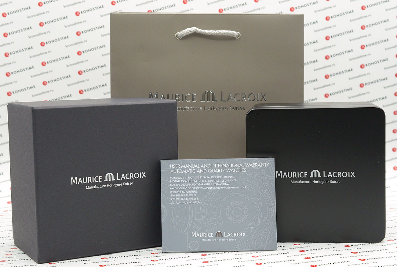 Maurice Lacroix Maurice Lacroix Eliros Chronograph EL1098-SS002-311-1  — детали корпуса и нержавеющая сталь