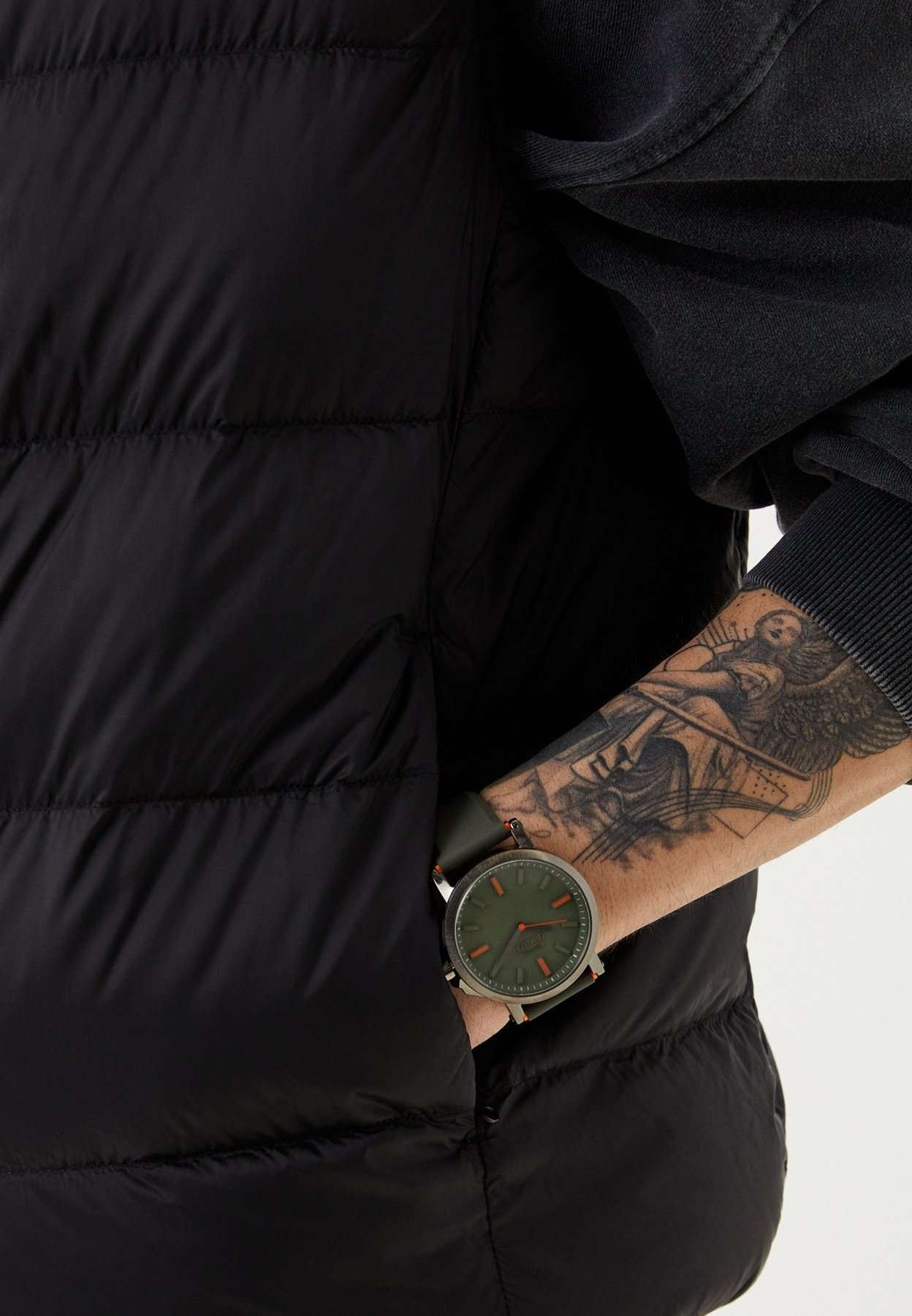 Slazenger Slazenger SL.09.2220.1.02 мужские часы зеленый циферблат на запястье