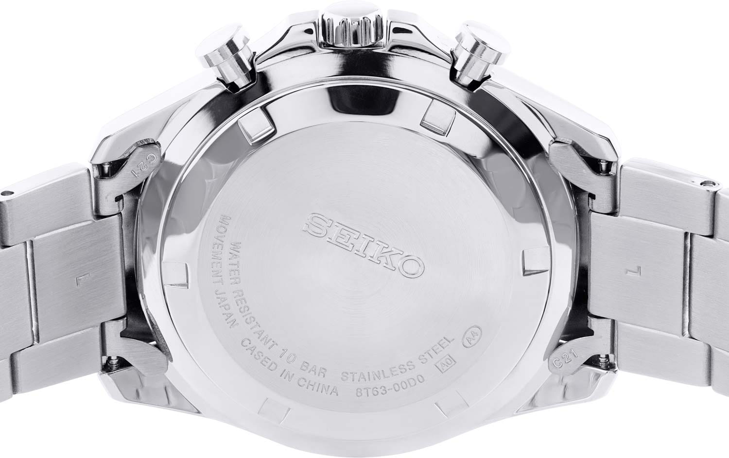 Seiko Seiko Spirit Chronograph SBTR026 мужские часы черный циферблат на запястье