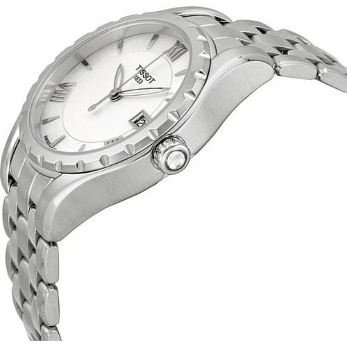 Tissot Tissot T-Trend Lady T072.210.11.118.00, t-lady швейцария женские часы на браслете 18-каратное желтое золото боковой вид