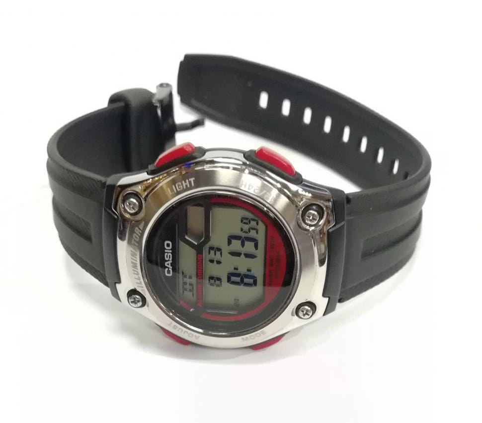 Оригинальные часы Casio Casio Collection W-211-1B кварцевые калибр механизма  общий вид