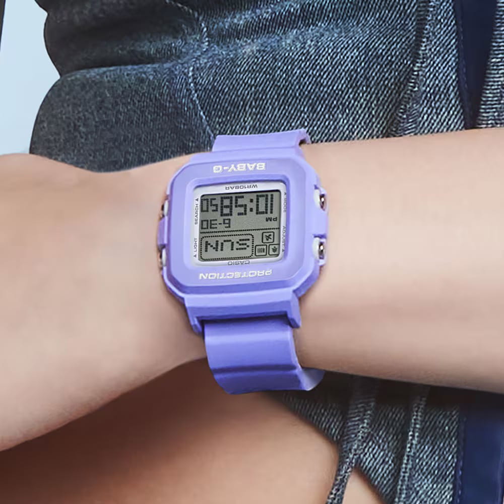 Casio Casio Baby-G BGD-10K-6DR (BGD-10K-6) , наручные женские часы фото под углом