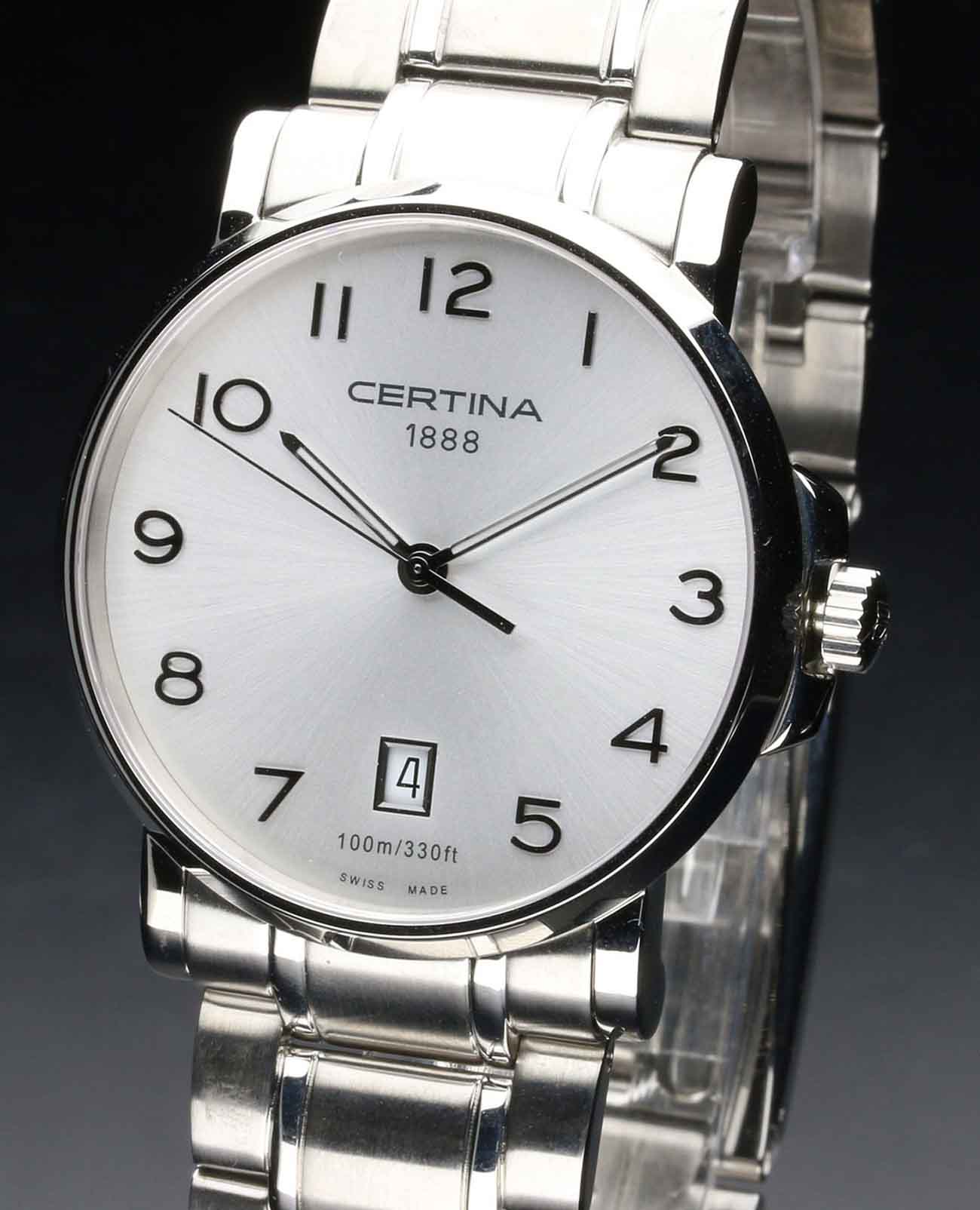 Оригинальные часы Certina Certina DS Caimano C017.410.11.032.00 кварцевые калибр механизма  общий вид