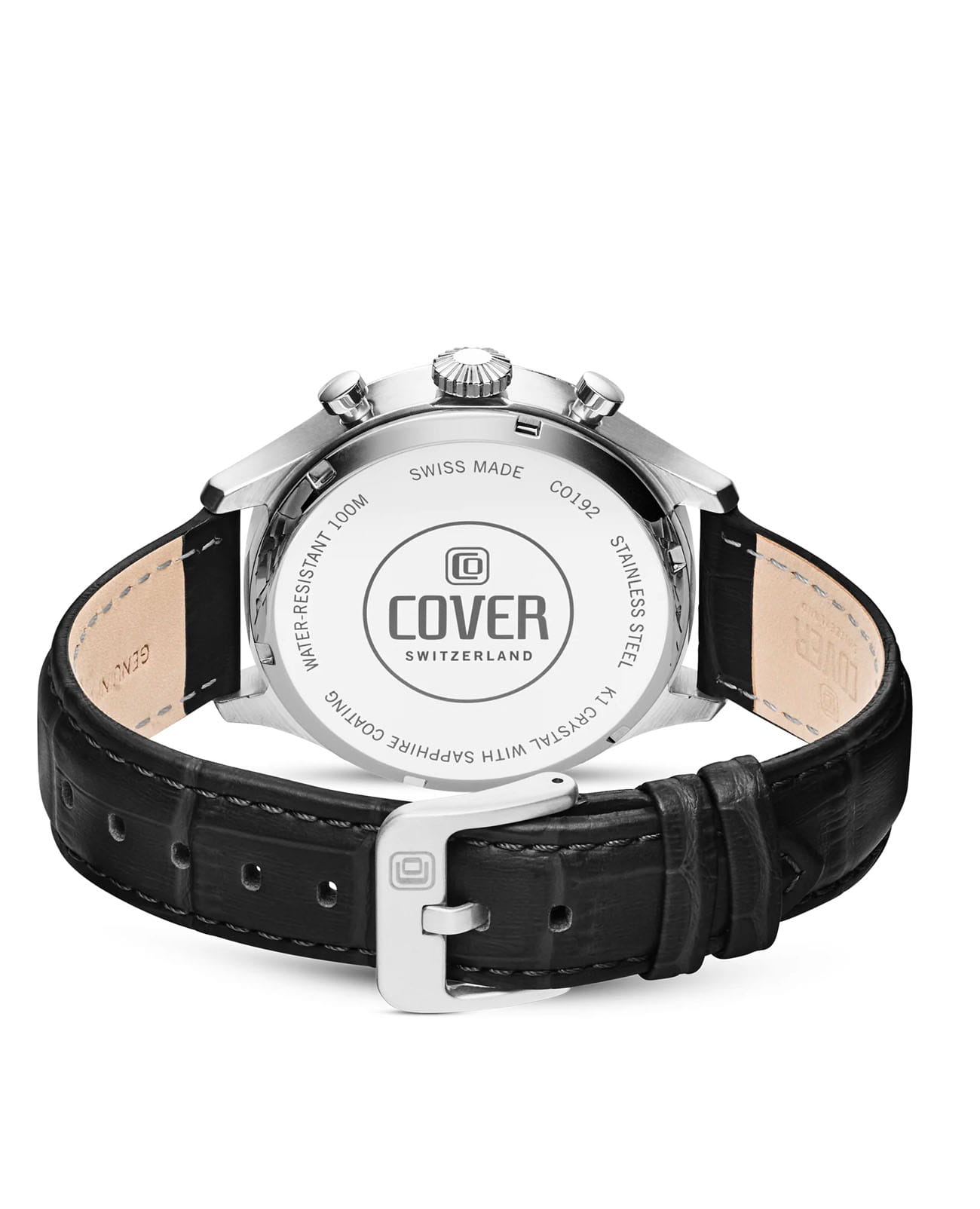 Cover Cover Chapman CO192.03,  швейцария мужские часы на браслете кожаный боковой вид